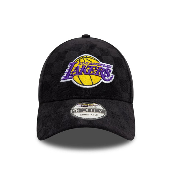 New Era Καπέλο LA Lakers Tonal Check 9FORTY Adjustable Cap